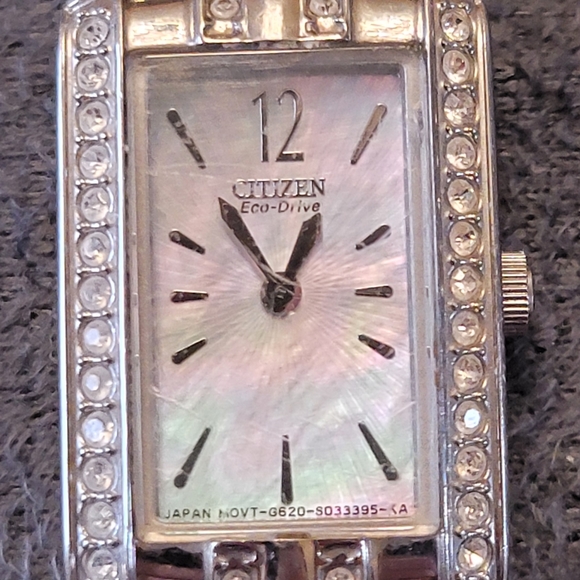 Citizen Eco-Drive Watch Women’s with Mother of Pearl and Swarovski Crystals - Picture 14 of 14